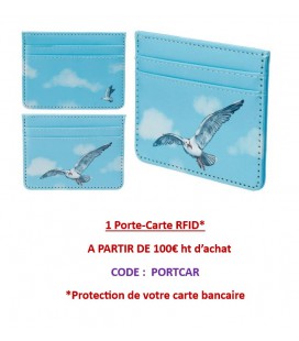 Porte carte avec protection RFID-