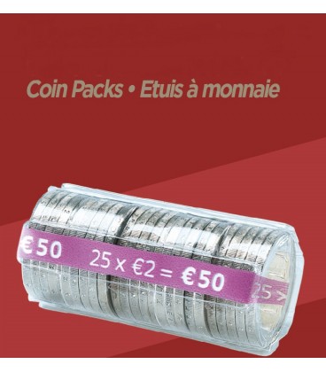 Rouleaux à monnaie pour 2.00 € X100