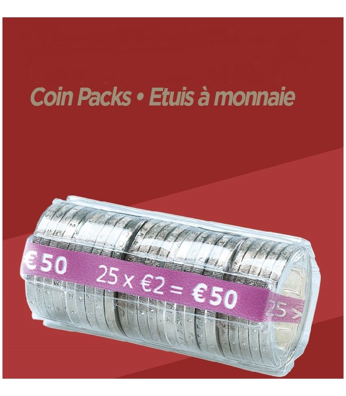 etuis à monnaie pour pièces de 0.05€ lot de 100