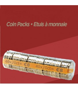 Rouleaux à monnaie pour 0.20 cts X100