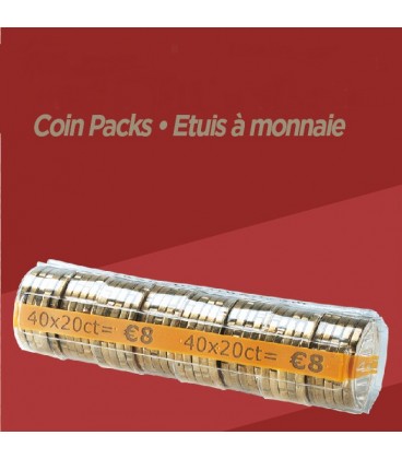 Rouleaux à monnaie pour 0.20 cts X100