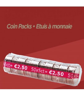 Rouleaux à monnaie pour 0.05 cts X100