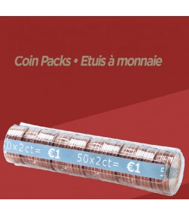 Rouleaux à monnaie pour 0.02 cts X100