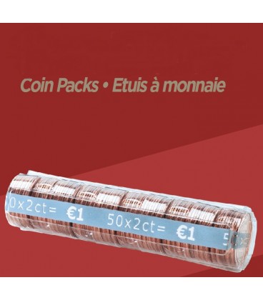 Rouleaux à monnaie pour 0.02 cts X100