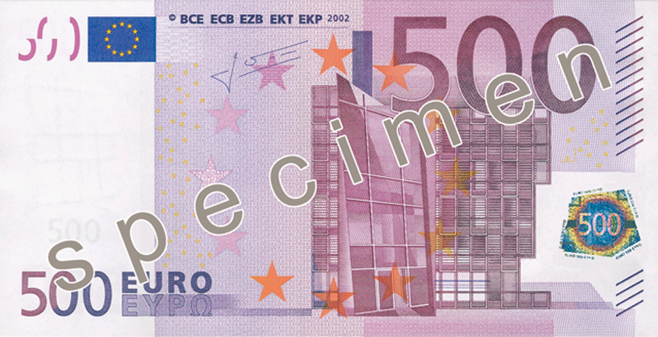 BILLETS DE 500